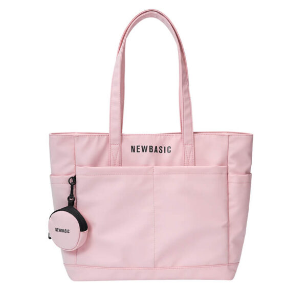 pink handbag