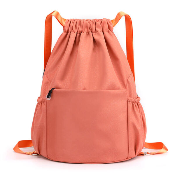 Waterproof Nylon Drawstring Backpack Bag
