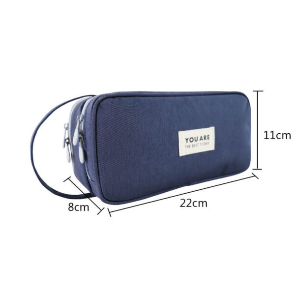 Large Canvas Drawing Pencil Bag Storage Case - Image 2