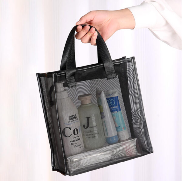 transparent mesh bag