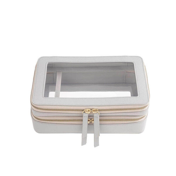 transparent makeup bag
